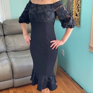 Aidan Mattox, New,  Off Shoulder, Cocktail Dress